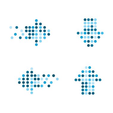 Ok vektör illüstrasyon simgesi Logo Şablonu tasarımı