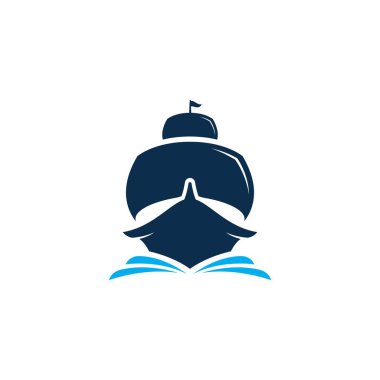 Seyahat gemisi Logo Şablonu vektör çizimi tasarımı