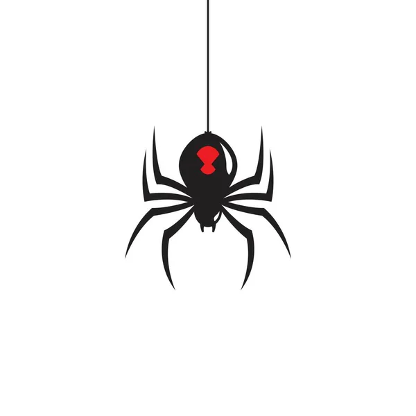 Spider Icon Design Vector Illustration Design Template — Archivo Imágenes Vectoriales