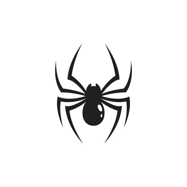 Spider Icon Design Vector Illustration Design Template — Stok Vektör