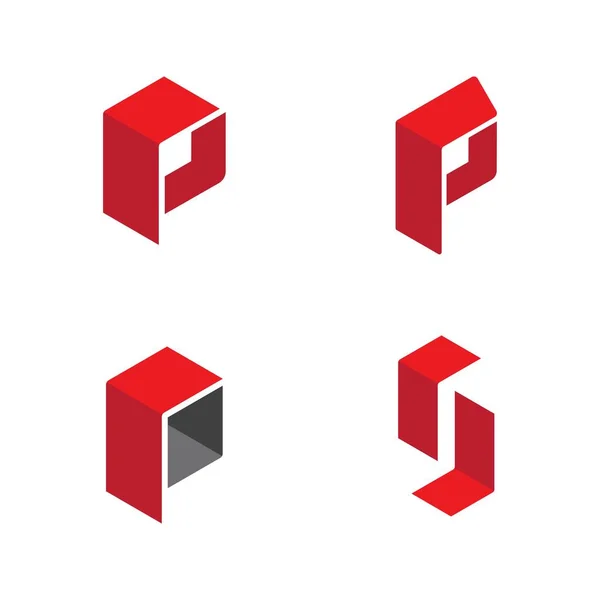 Σχεδιασμός Εικονογράφησης Διανύσματος Λογότυπου Γραμμάτων Γραμμάτων — Διανυσματικό Αρχείο