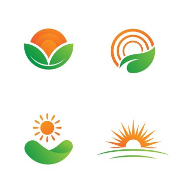 Çiftlik vektörü tarım organik ikon çizimi