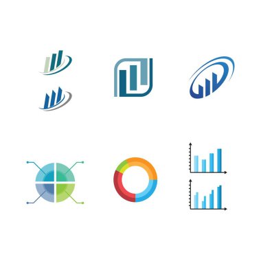 Business Finance Logo şablon vektör simgesi tasarımı