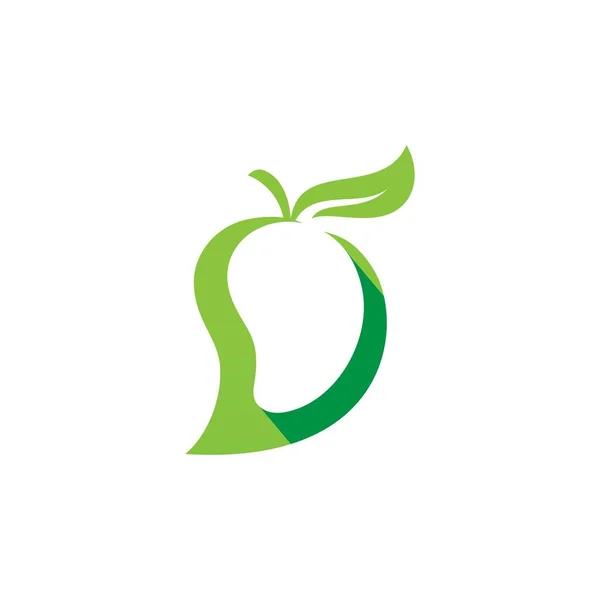 Mango Symbol Vektor Illustration Design Vorlage — Stockvektor