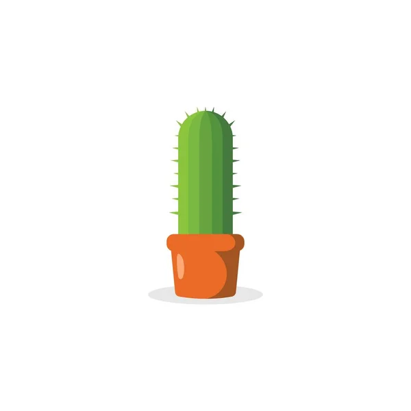 Cactus Ikon Design Mall Vektor Illustration — Stock vektor