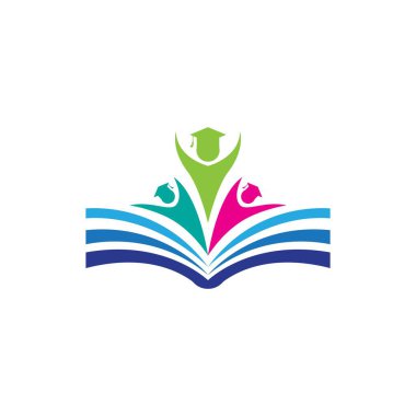 Eğitim Logosu Şablonu vektör illüstrasyon tasarımı