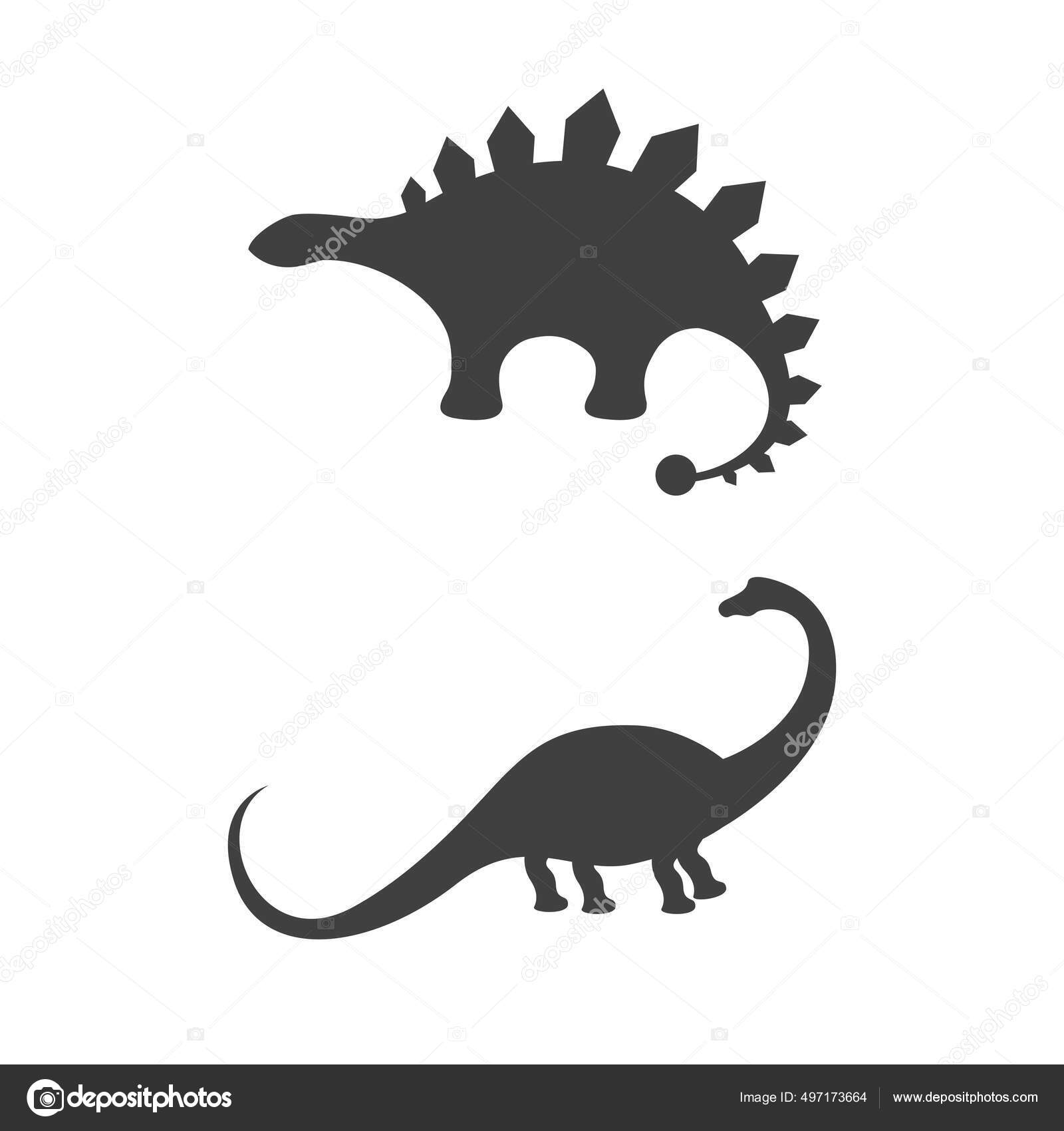 Vetores e ilustrações de Desenhos dinossauros imprimir para