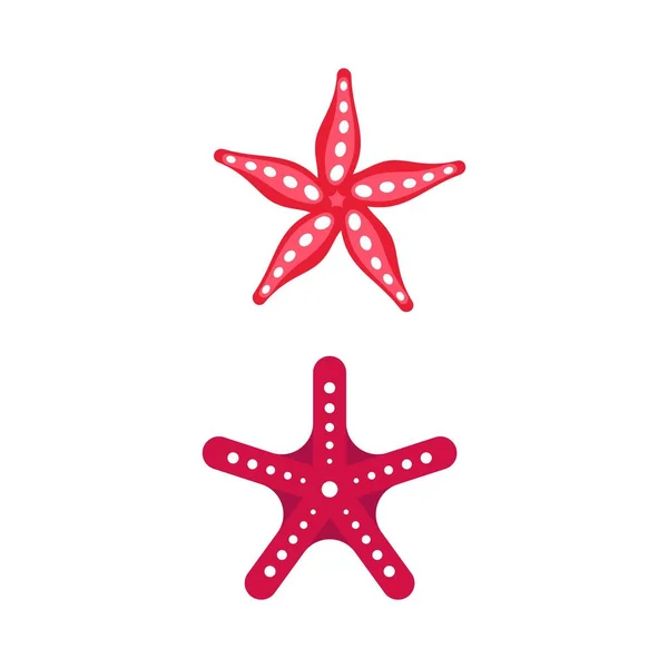 Σχέδιο Εικονογράφησης Φορέα Προτύπου Εικονιδίου Ψαριού Sea Star — Διανυσματικό Αρχείο