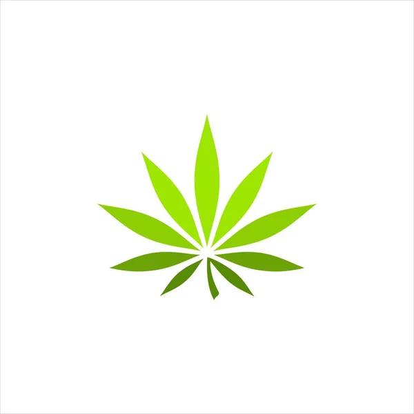 Canabis Marihuana Znak Symbol Szablon Wzór — Wektor stockowy