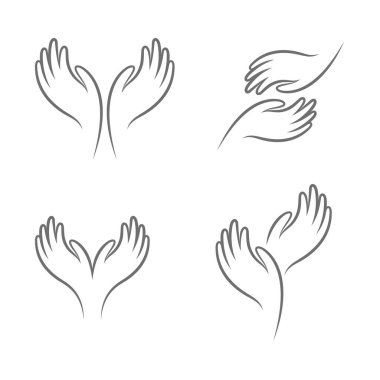 El Bakımı simgesi vektör illüstrasyon tasarımı