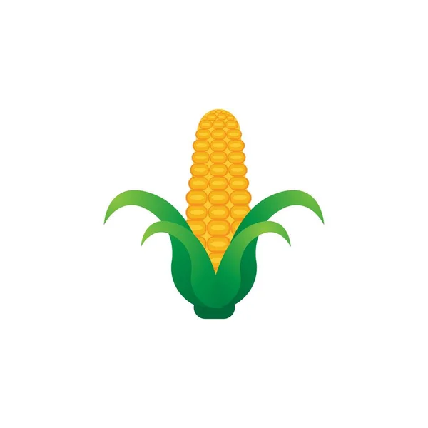 Agriculture Corn Vector Icon Design Template — Stock Vector