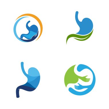 Mide bakım ikonu konsept vektör çizimi tasarladı