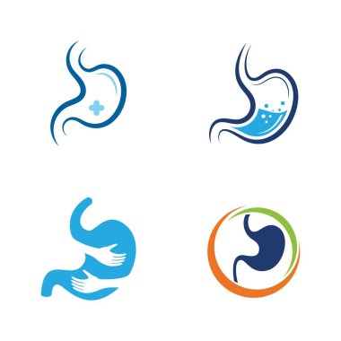 Mide bakım ikonu konsept vektör çizimi tasarladı