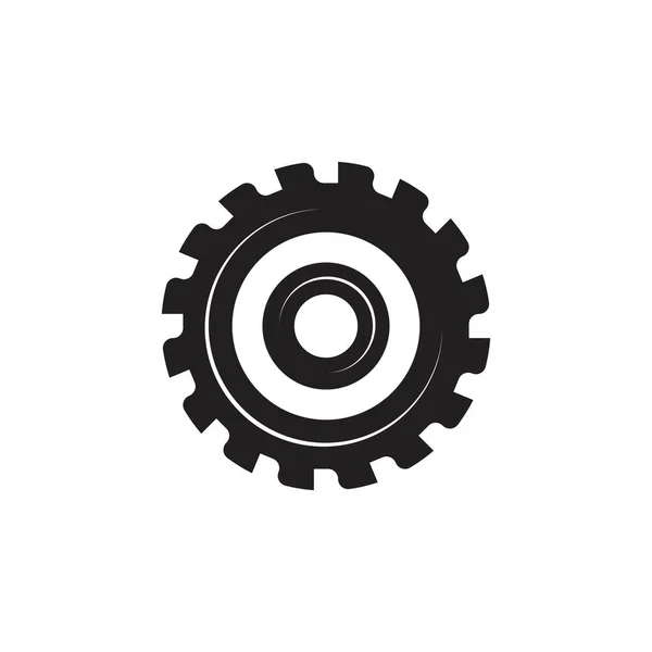 Industrial Saw Vector Illustration Icon Design Template — Stock Vector