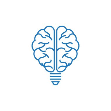 Sağlık Beyni vektör illüstrasyon şablon tasarımı