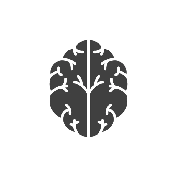 Salud Cerebro Vector Ilustración Icono Plantilla Diseño — Vector de stock