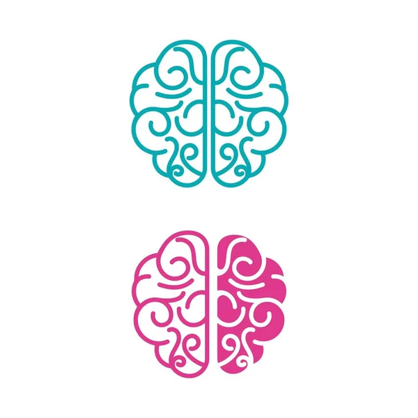 Дизайн Шаблона Векторной Иллюстрации Мозга Здоровья — стоковый вектор