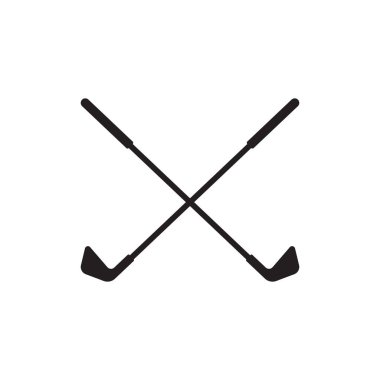 Golf Logo Şablonu vektör çizim simgesi tasarımı