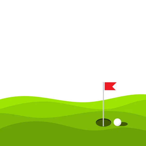 Golf Logo Template Vector Illustration Icon Design — Stock Vector