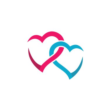 Güzellik Aşk Vektörü simge tasarım şablonu