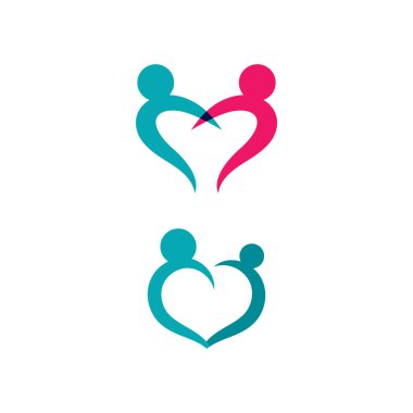 Topluluk, ağ ve sosyal simge tasarım şablonu