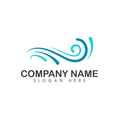 su sıçrama simgesi vektör çizim şablonu