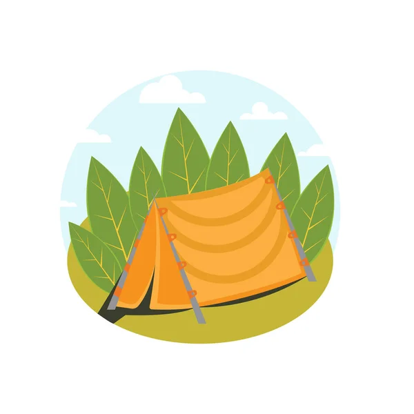 Elemento Del Campamento Vector Icono Diseño Ilustración Plantilla — Vector de stock