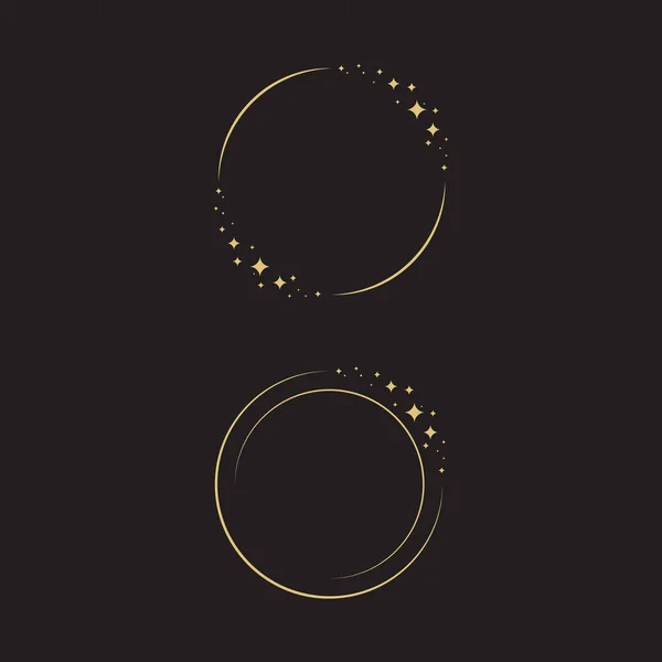 Circle Star Vector Icon Design Illustration Template — Stock Vector