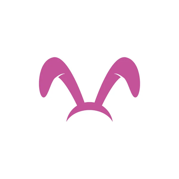 Kaninchen Vorlage Vektor Symbol Illustration Design — Stockvektor