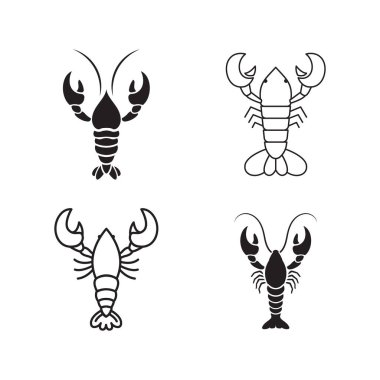 Karides vektör resimleme şablonu