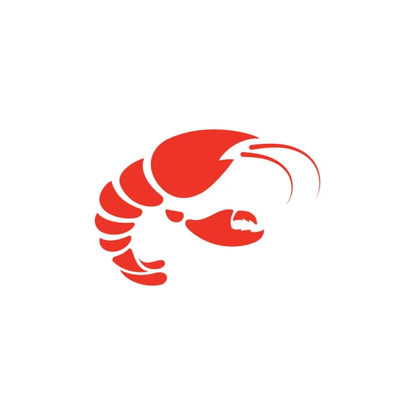 Stock vector Shrimp vector icon illustration design template