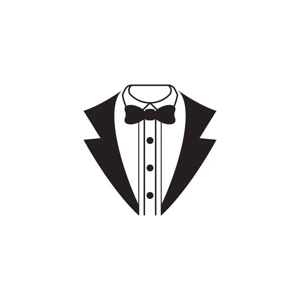 Tuxedo Modelo Exclusivo Ícone Vetor Ilustração Design — Vetor de Stock