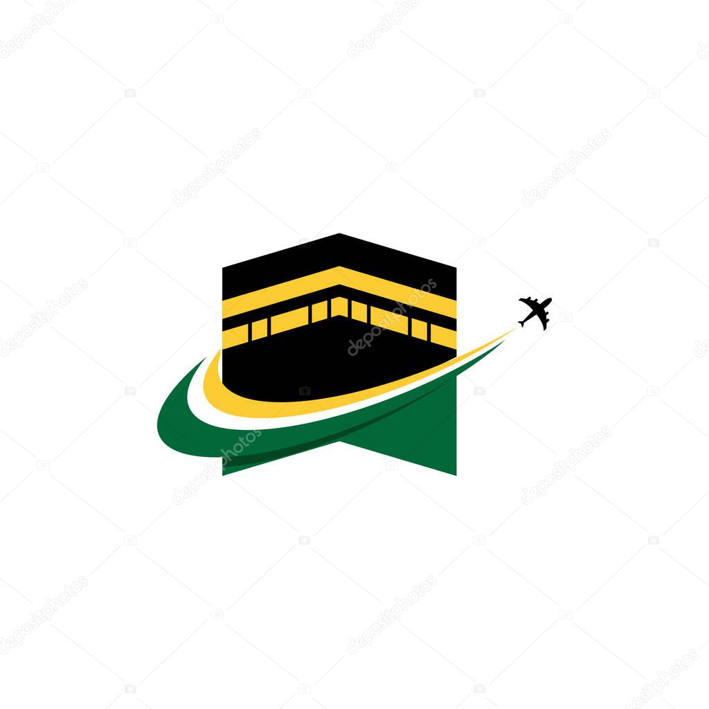Kaaba vector illustration icon design template