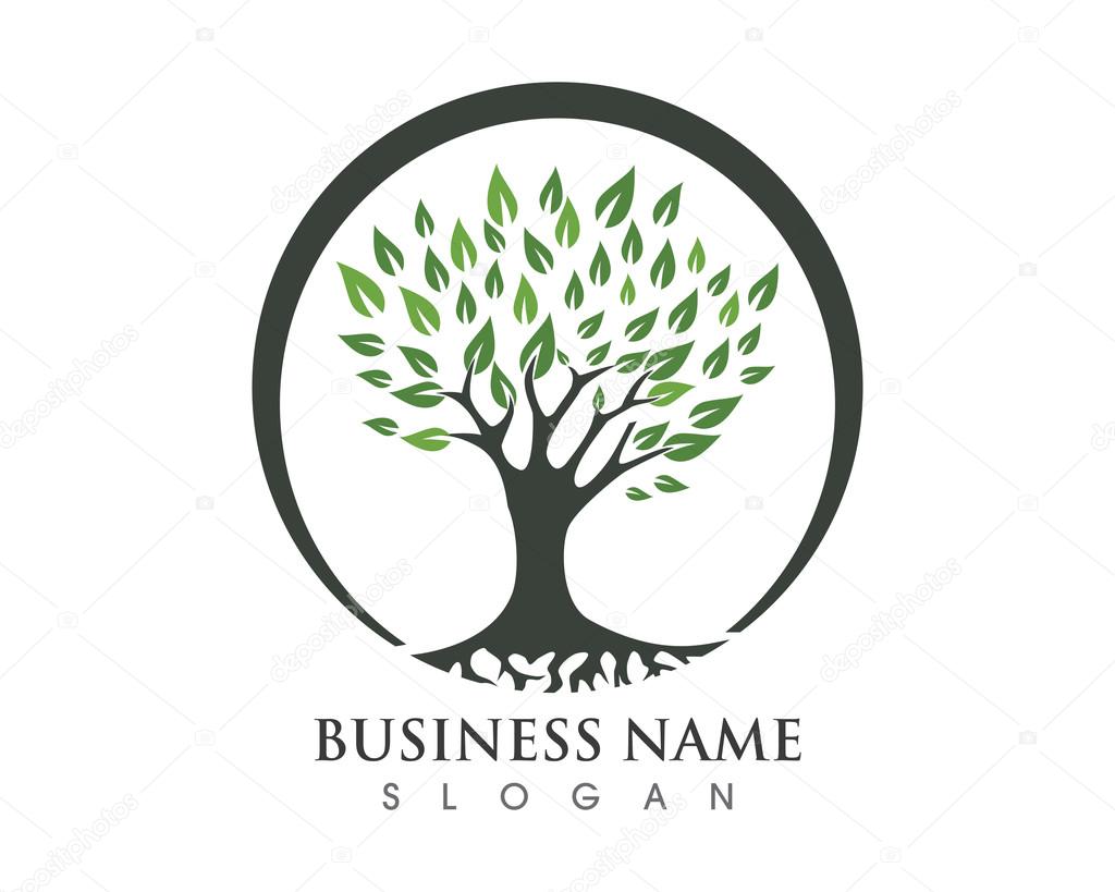 Abstract Vector Eco Green Leaf Logo Design Template. Creative Ecology Concept Icon.