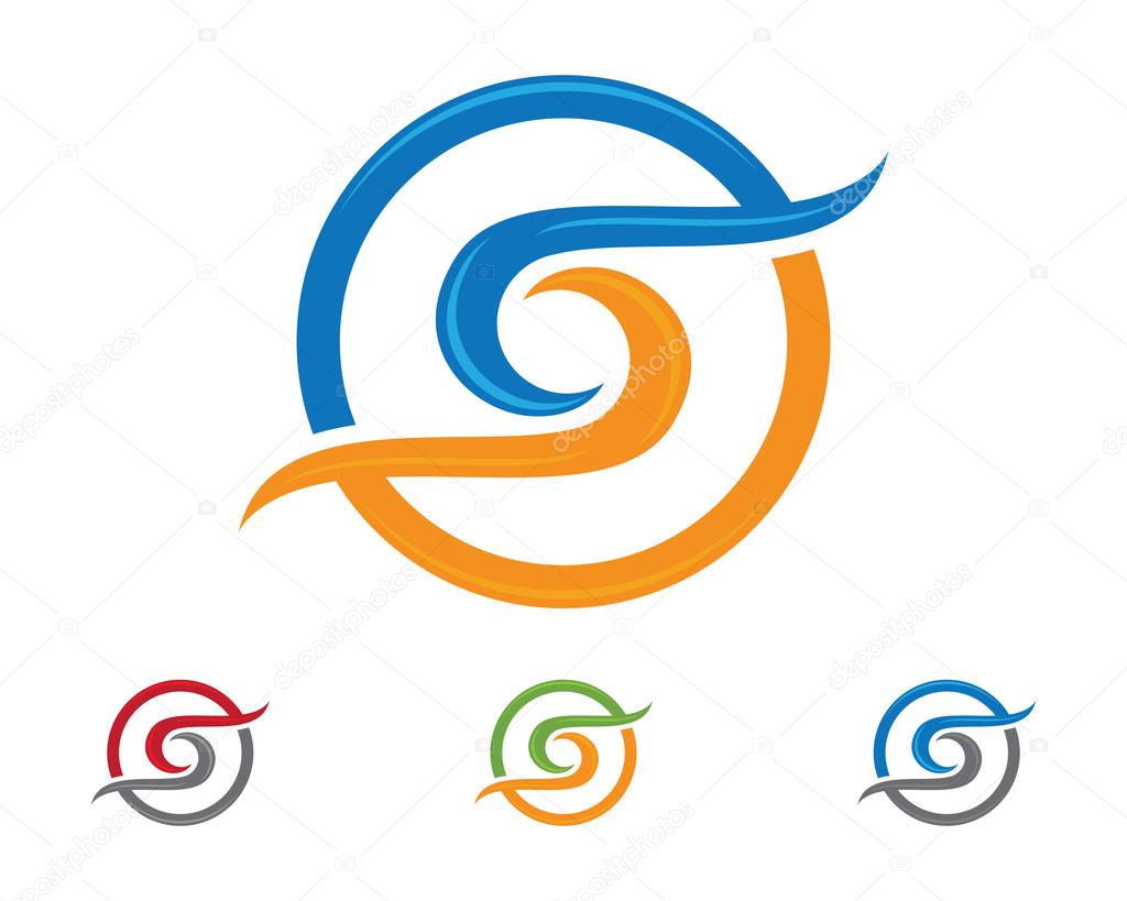 Beauty s wave Logo template