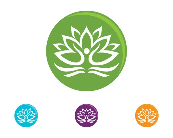 Logo du lotus — Image vectorielle