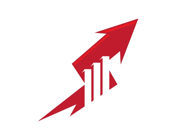 Güç Finans Logo — Stok Vektör