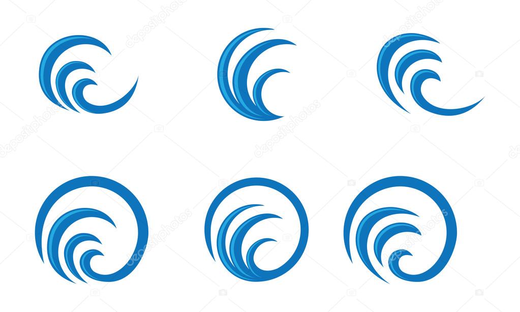 ᐈ Wave Logo Stock Vectors Royalty Free Logos With Waves Illustrations Download On Depositphotos