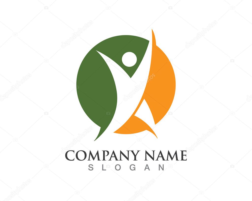 Healty succes logo for company