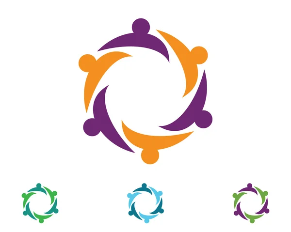 Community Logo Template — Stock Vector