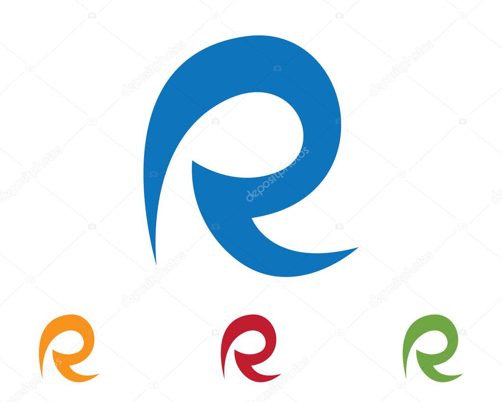 R Logo Template