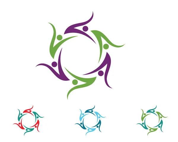 Спільнота шаблон логотип — стоковий вектор