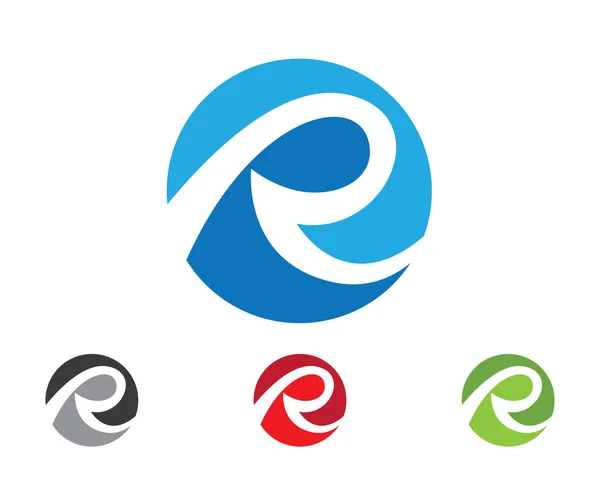 R Logo Template Vector Graphics