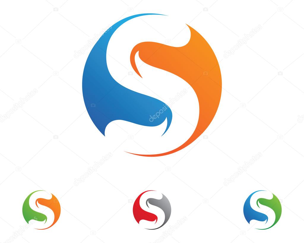 Letter logo sample template
