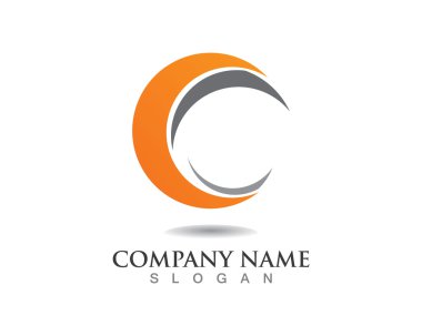C dalga Logo şablonu