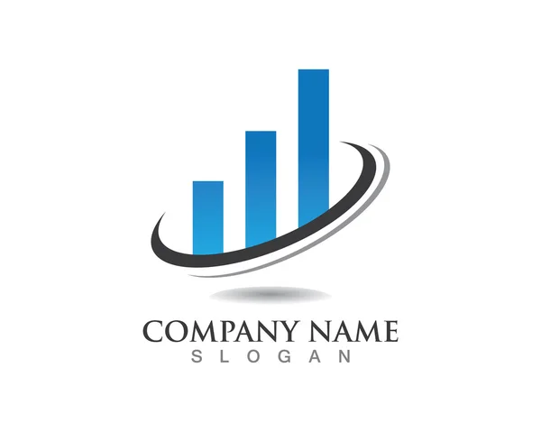 Financiën bussiness logo — Stockvector