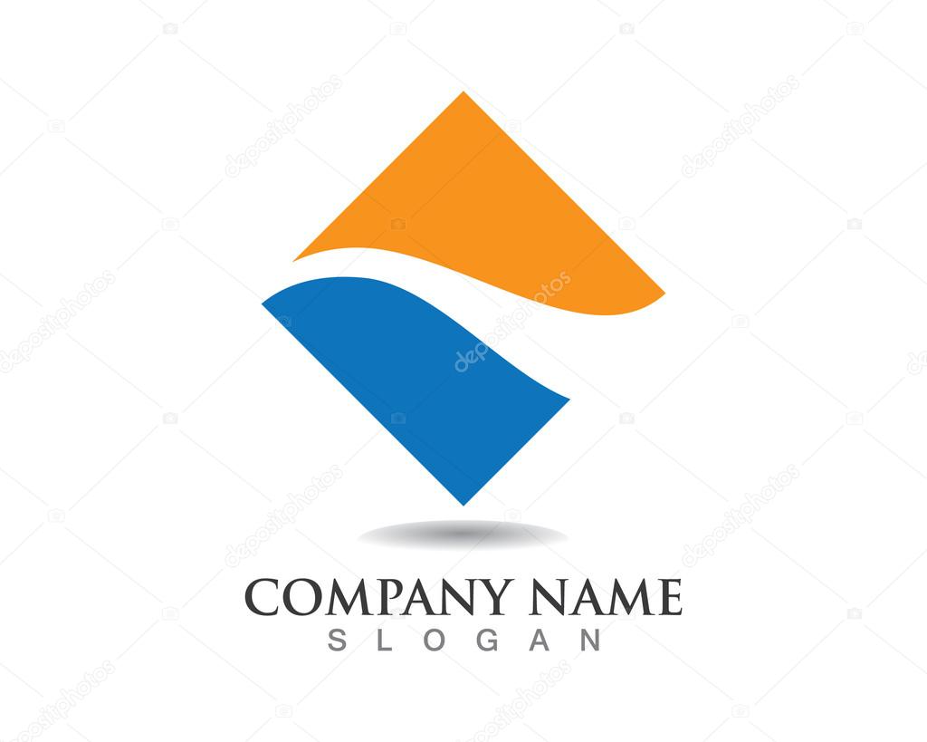 Beach wave concept llogo