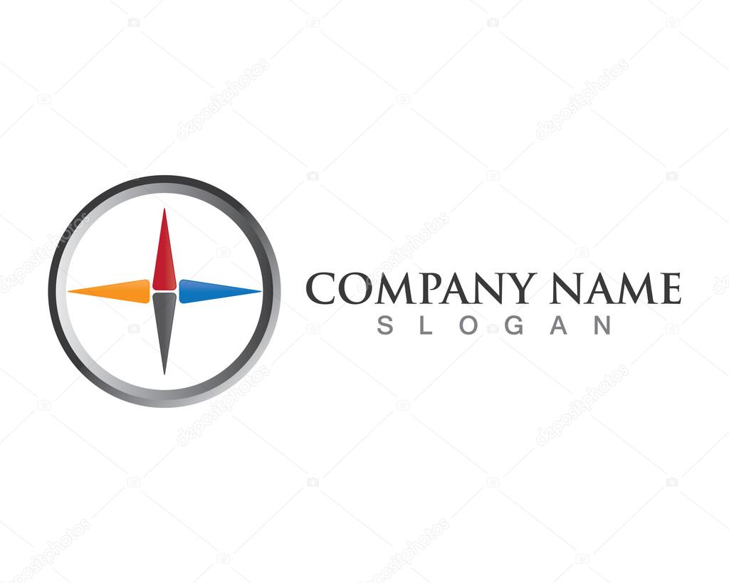 Compas focus coordinat logo template