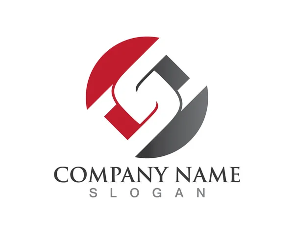C S Logo brev logotyp — Stock vektor
