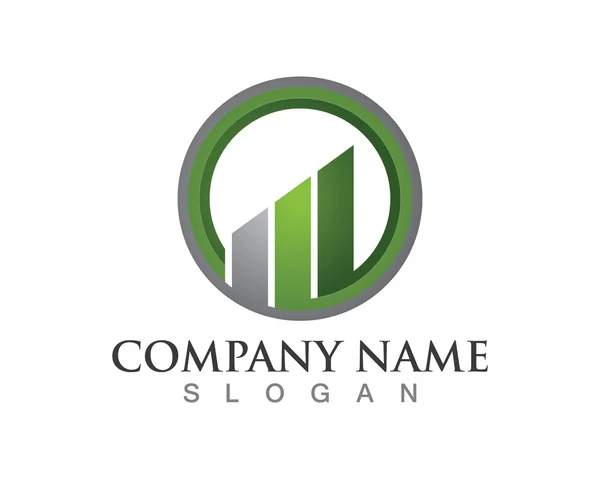 Logo finanziario — Vettoriale Stock